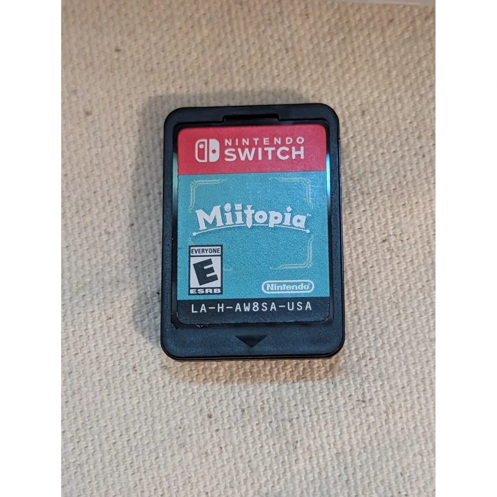 Miitopia Nintendo Switch Physical Game Cartridge Case HAC-P-AW8SA-USA